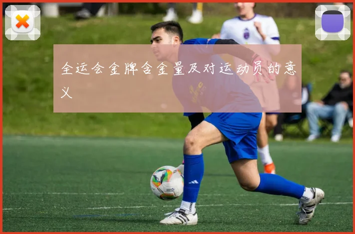 全运会金牌含金量及对运动员的意义